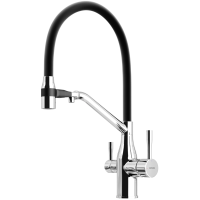 Смеситель для кухни Sancos Orta SC4008CH Хром Черный