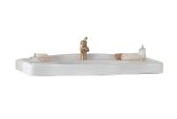 Раковина накладная 100 CEZARES Stylus 121003F, белая