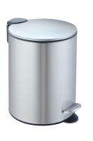 Мусорное ведро Weltwasser WW Betta MT 5L с педалью, хром матовый