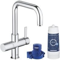 Смеситель для мойки с функцией очистки водопроводной воды Grohe Blue Pure 120438