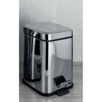 Ведро для мусора Colombo Design Black&White B9210.CR цвет хром