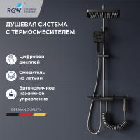Душевая система RGW Shower Panels SP-35Gr 51140135-11 с термостатом Серая