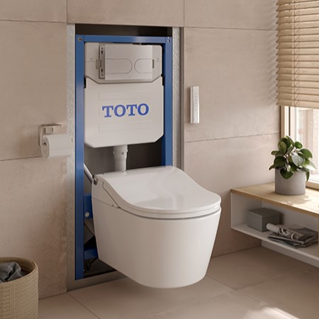 инсталляция toto washlet neorest wh182eat для унитаза, без панели смыва