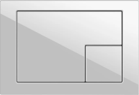 Кнопка смыва для инсталляции Cersanit Corner 64077 для унитаза, пластик, цвет белый