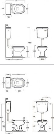 бачок для унитаза simas arcade ar 812b bia front flush