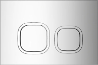 Клавиша для инсталляции Grossman Cosmo 700.K31.02.100.100 для унитаза, пластик, хром глянцевый