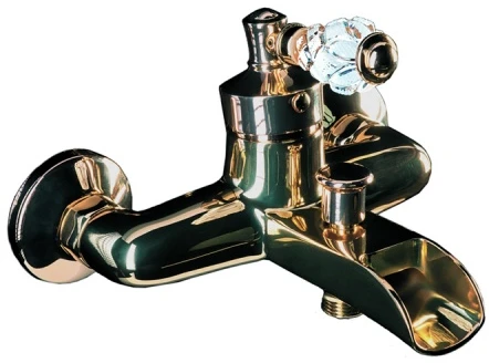 смеситель для ванны boheme vogue crystal 213-crst золото