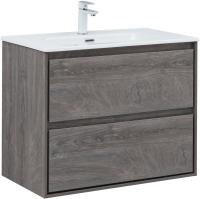 Тумба под раковину Aquanet Милан 00336374 79.6x45.3 см, дуб рошелье