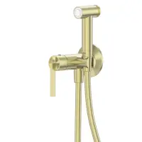 Гигиенический душ Abber Perfekte AF8A25BG со смесителем, С ВНУТРЕННЕЙ ЧАСТЬЮ, брашированное золото