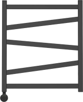 Полотенцесушитель Point Феникс П5 PN15156BE электрический, 50x60 см, черный