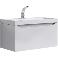 Тумба под раковину Aqwella Verona Ver.01.08/W, подвесная, 80x40 см белый