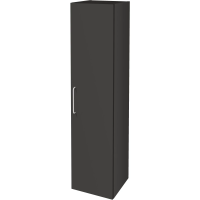 Пенал Jacob Delafon Odeon Rive Gauche EB2570D-R6-M53 подвесной R, серый антрацит матовый