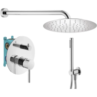 Душевой комплект Plumberia Selection IXO KITXO18CR 250 мм, со смесителем, хром