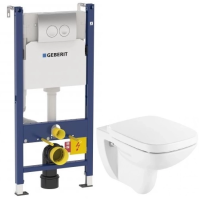Комплект подвесной унитаз Roca Debba 346997000 + ZRU9302826 + система инсталляции Geberit 458.124.21.1