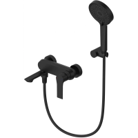 Смеситель для ванны Wonzon & Woghand Brilliant WW-88037079-MB с душевым гарнитуром, черный матовый