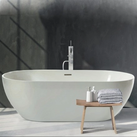 акриловая ванна mauersberger iridum 1817000201 169х76 см, цвет белый