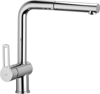 Смеситель Paffoni Ringo RIN185CR для кухни, выдвижной излив, хром глянцевый
