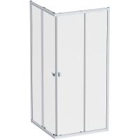Душевой уголок AM.PM Sunny 90х90 W87G-403-9090-MT профиль Хром матовый стекло прозрачное