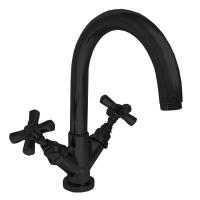 Nicolazzi Nicolazzi Agora Смеситель для раковины, на 1 отв., излив 15.5см, цвет: черный матовый