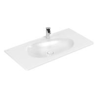 Раковина Villeroy & Boch Antao 4A76A2R1 встраиваемая, 100х50 см, альпийский белый с покрытием CeramicPlus