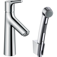 Смеситель для раковины с донным клапаном с гигиеническим душем Hansgrohe Talis S 72290000