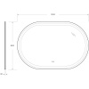 Зеркало 120x80 Cezares Giubileo CZR-SPC-GIUBILEO-1200-800-TCH-WARM