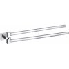 Полотенцедержатель Wonzon & Woghand Flat WW-9731 41,3 см, поворотный, двойной, хром
