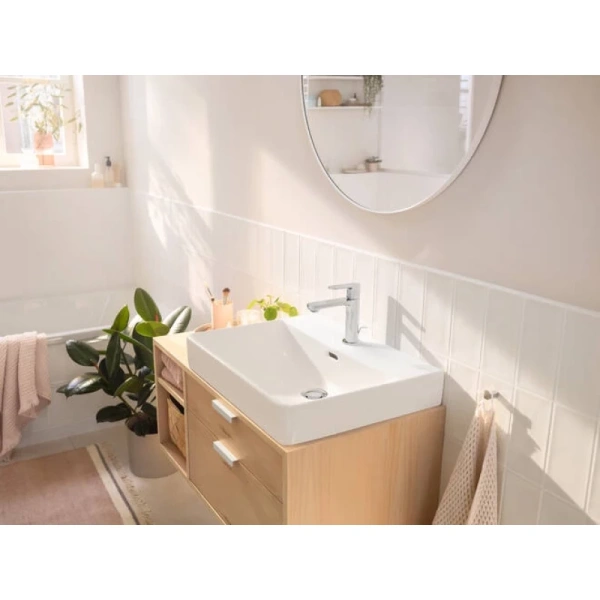 смеситель для раковины с донным клапаном hansgrohe rebris s 72517000