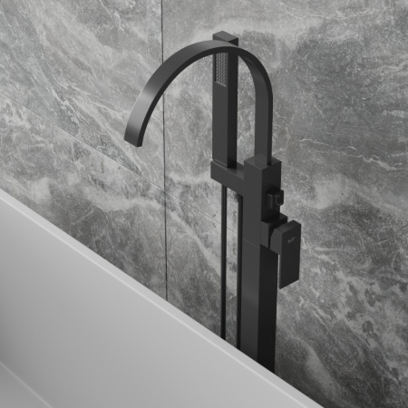 смеситель напольный для ванны nt bagno nera b nt42031