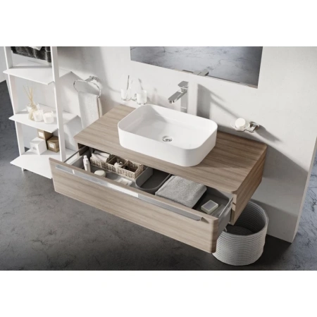 раковина-чаша ravak ceramic r slim 55 см xjx01155002, белая