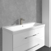 смеситель для раковины villeroy & boch architectura square tvw12500100064 никель сатинированный