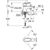 смеситель на борт ванны grohe bauedge new 23562001