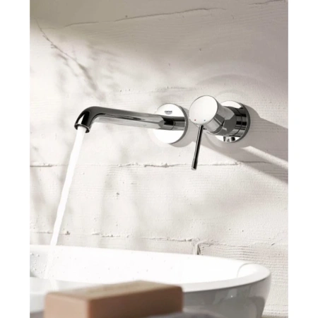 смеситель для раковины без донного клапана grohe essence+ 19967001