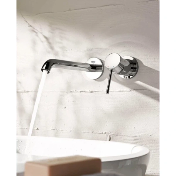 смеситель для раковины без донного клапана grohe essence+ 19967001