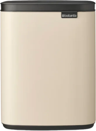 мусорное ведро brabantia bo 234101 7 л, бежевое