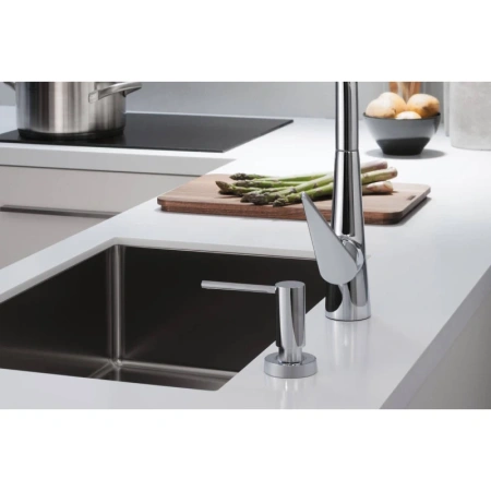 смеситель для кухни hansgrohe talis select m51 73853000, хром