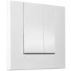 клавиша смыва berges novum s1 040041 белая