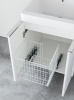 тумба с раковиной для стирки geromin round ra65 600х500