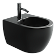 Биде Ceramicanova Play CN3002MB подвесное, черное матовое