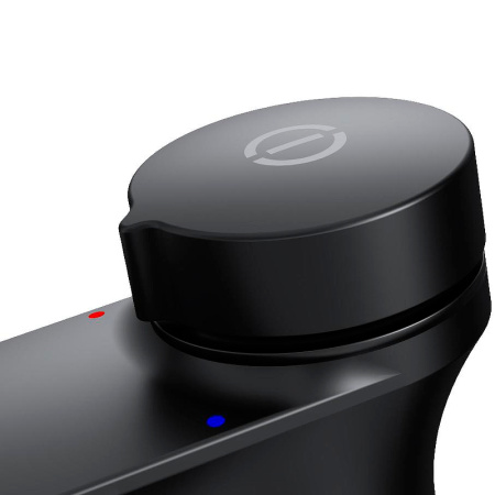смеситель am.pm inspire v2.0 touchreel f50a02522 для раковины, цвет черный матовый