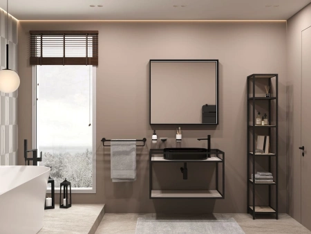 стеллаж allen brau liberty 30 1.33005.bb черный браш