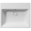 раковина gsi nubes 9631109 подвесная, 60x50 см, bianco opaco (белый матовый)