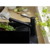 смеситель для кухни hansgrohe zesis m33 74800670, черный матовый