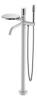 Смеситель для ванны Boheme Stick 129-WCR Белый Хром