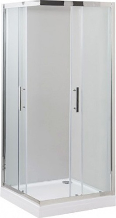 душевой уголок aquanet delta cube npe1142 00183212 90x90, прозрачное стекло