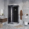 душевая кабина niagara eco 120x80 l e120/80/13l/tn без гидромассажа