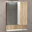 Зеркальный шкаф Comforty Рига 70 дуб сонома