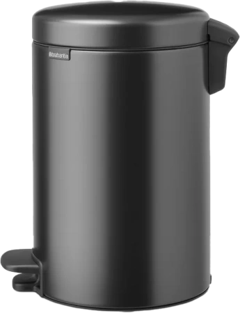 мусорное ведро brabantia newicon 233487 12 л, темно-серое