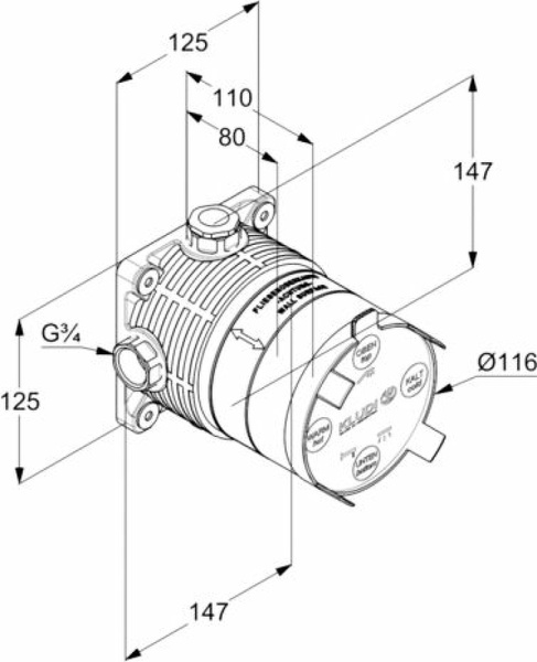 душевая система kludi pure style 406300575 хром