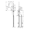 смеситель для кухни hansgrohe talis m54 72803800, сталь